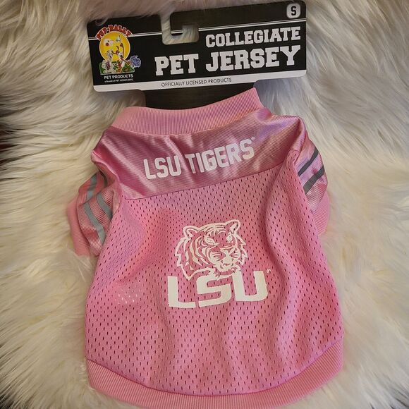 Other - LSU Tigers Dog Jersey Officially Licensed Pink College Pet Shirt Jerseys NEW
